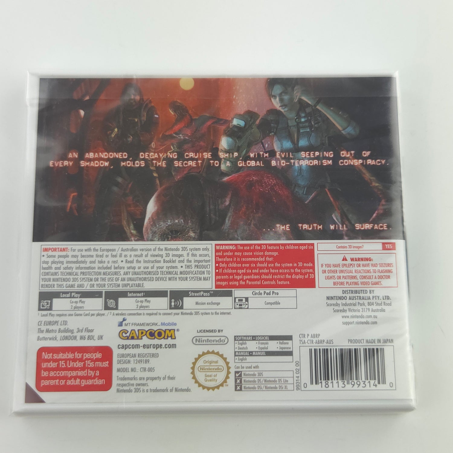 Nintendo 3DS Spiel : Resident Evil Revelations - NEU NEW SEALED OVP Capcom