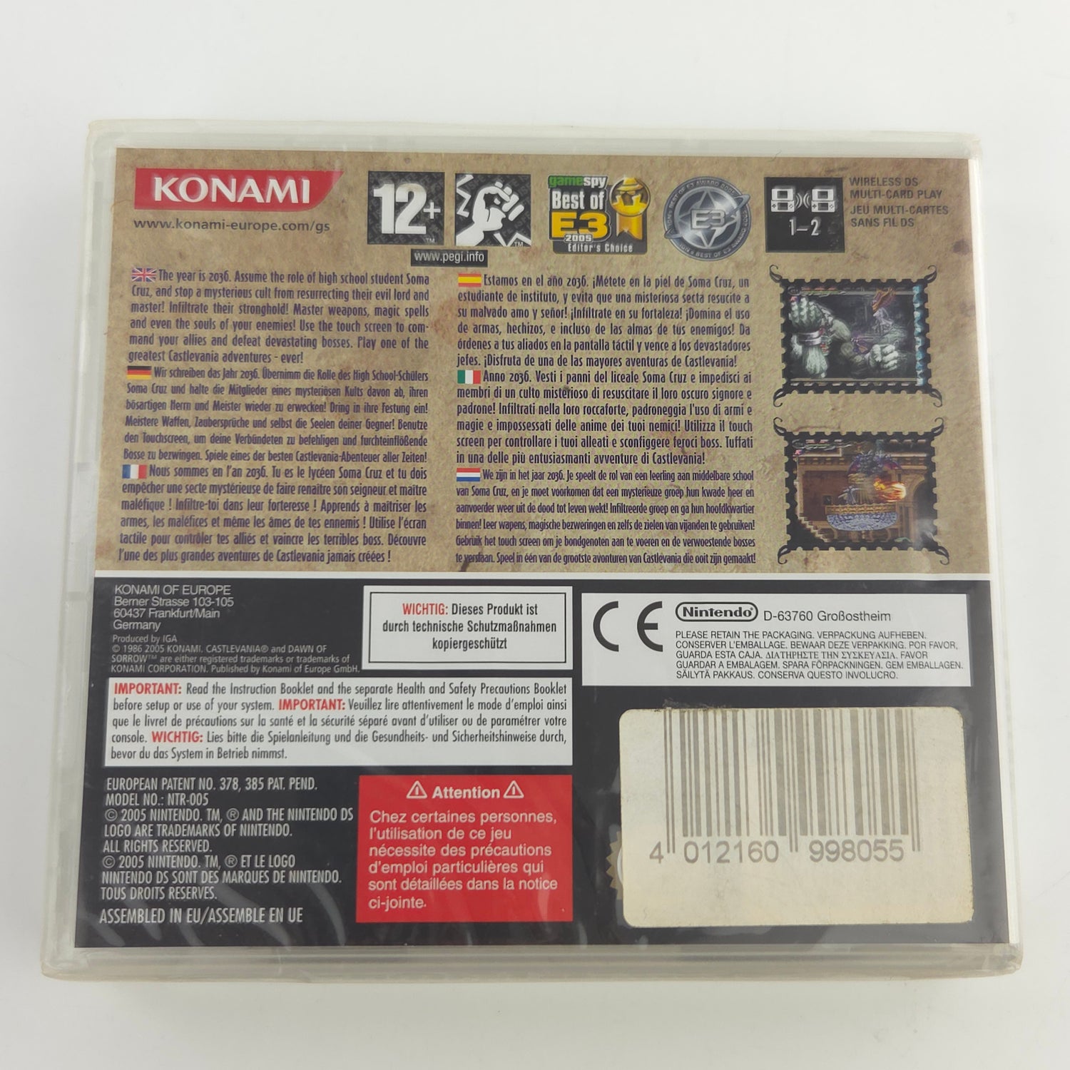 Nintendo DS Spiel : Castlevania Dawn of Sorrow - NEU NEW SEALED OVP Konami