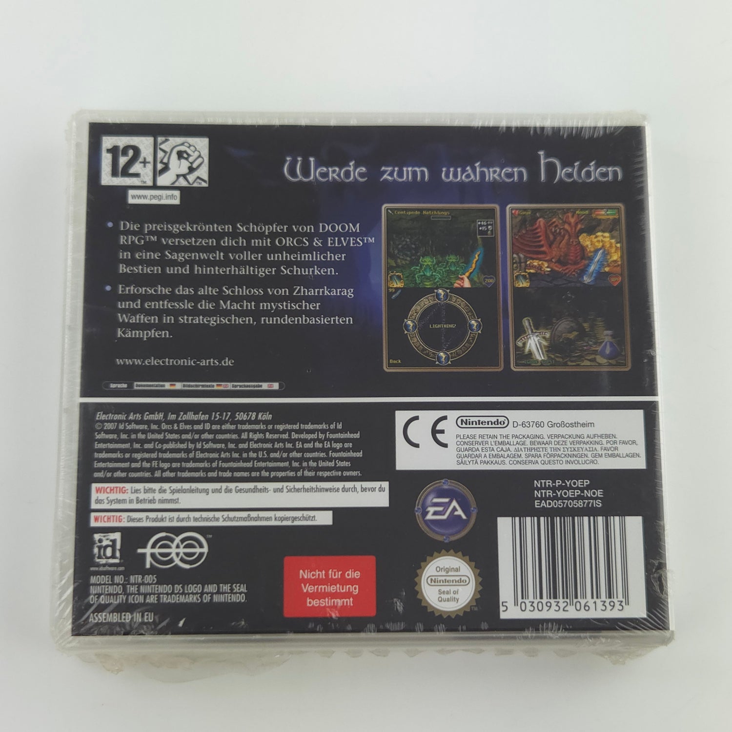 Nintendo DS Spiel : Orcs & Elves - NEU NEW SEALED OVP PAL