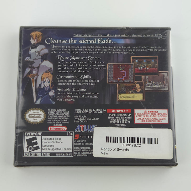 Nintendo DS Spiel : Rondo of Swords - NEU NEW SEALED OVP / NTSC-U/C USA