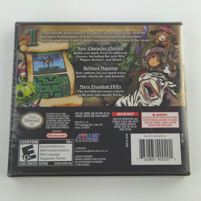 Nintendo DS Spiel : Etrian Odyssey II Heroes of Lagaard - NEU NEW SEALED USA