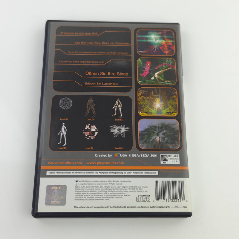 Playstation 2 Spiel : REZ - CD Anleitung OVP / Sony PS2 Game PAL
