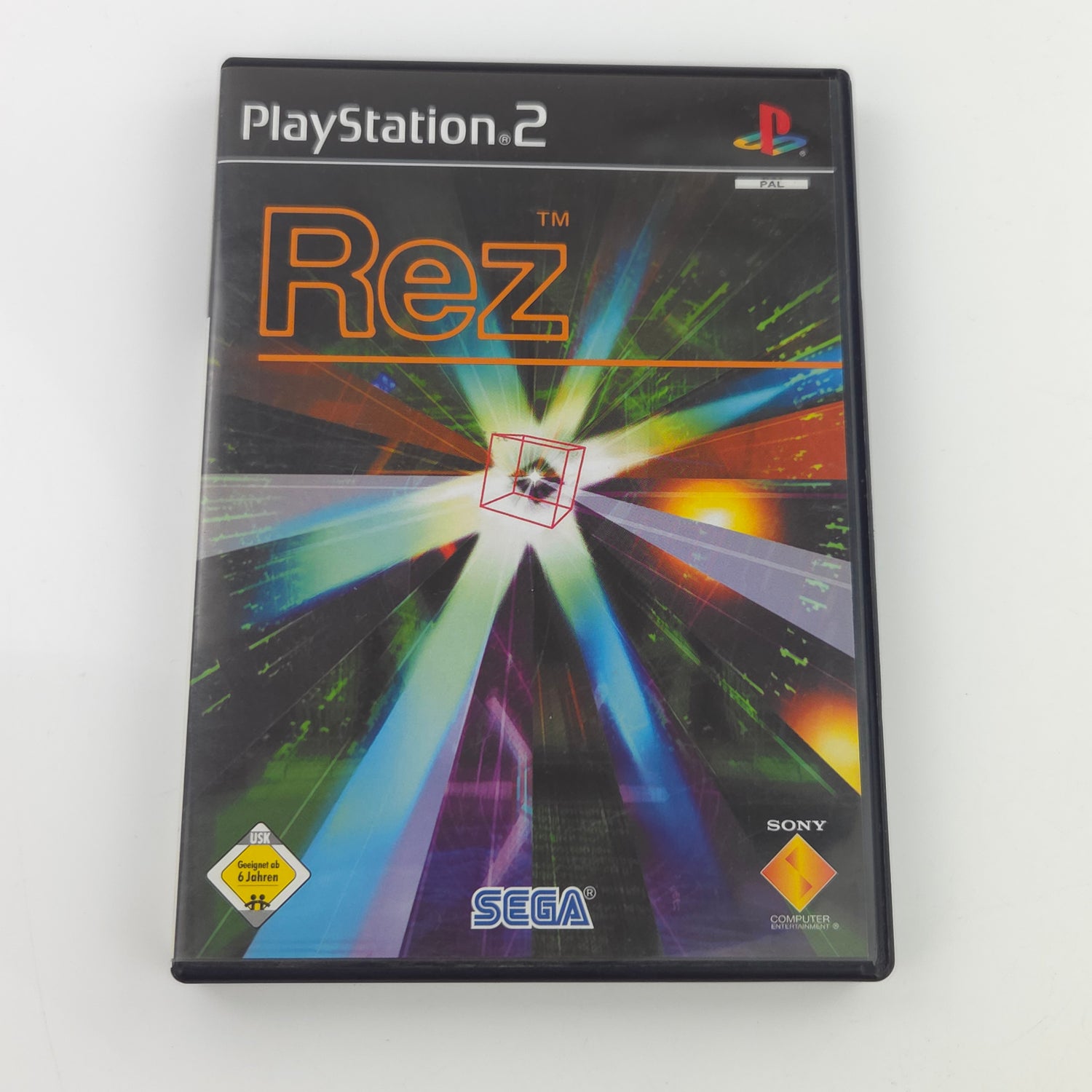 Playstation 2 Spiel : REZ - CD Anleitung OVP / Sony PS2 Game PAL