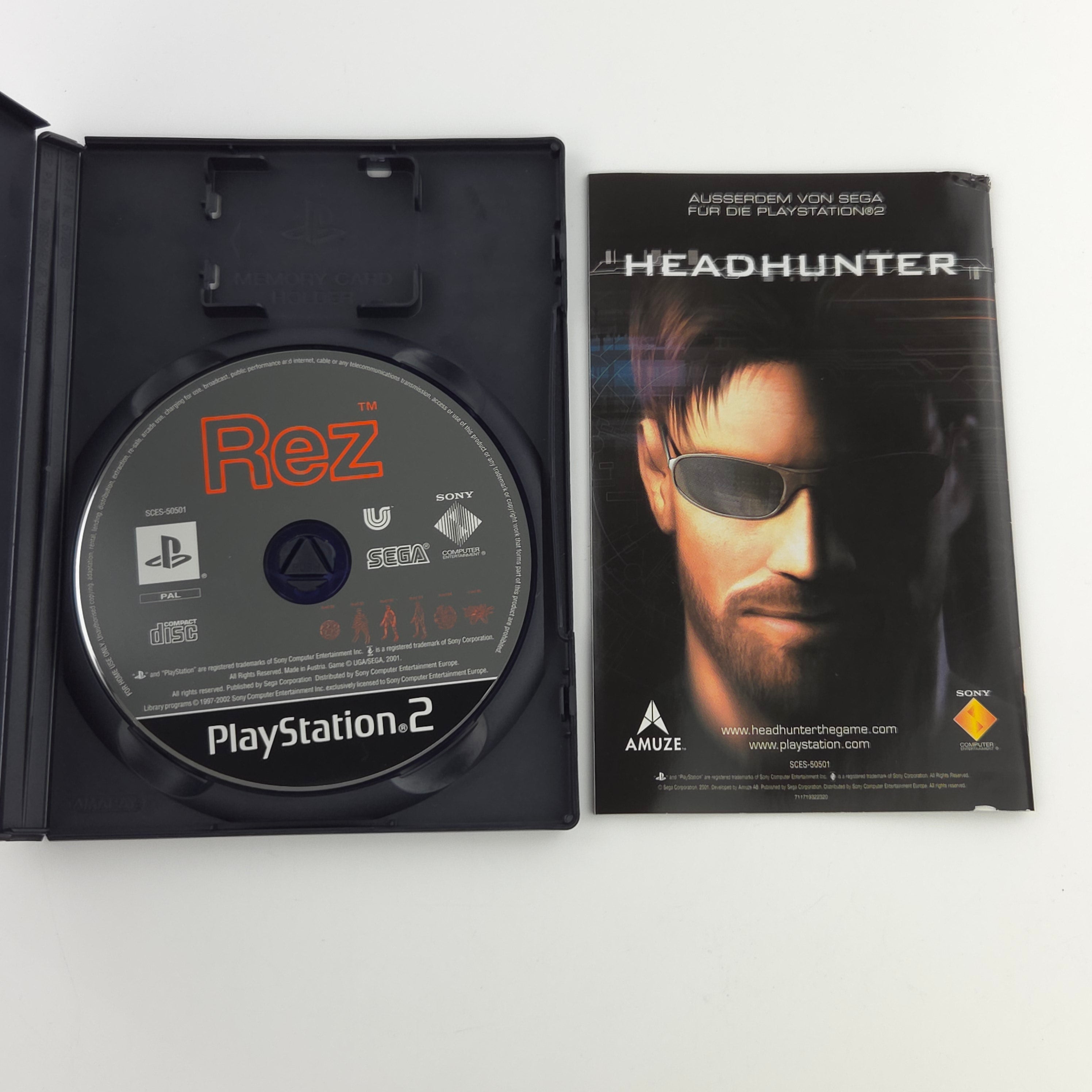 Playstation 2 Spiel : REZ - CD Anleitung OVP / Sony PS2 Game PAL