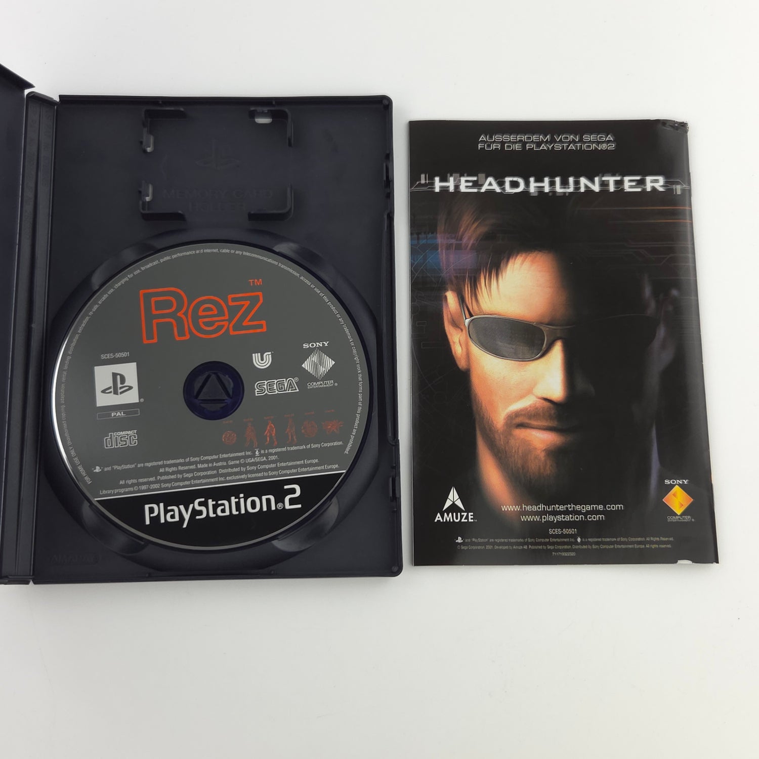 Playstation 2 Spiel : REZ - CD Anleitung OVP / Sony PS2 Game PAL
