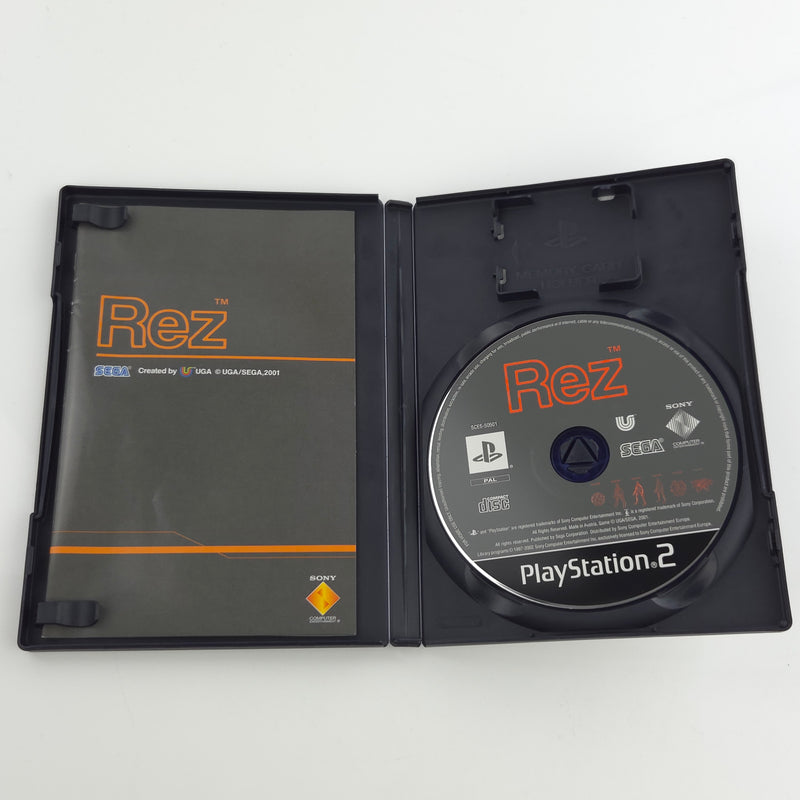 Playstation 2 Spiel : REZ - CD Anleitung OVP / Sony PS2 Game PAL