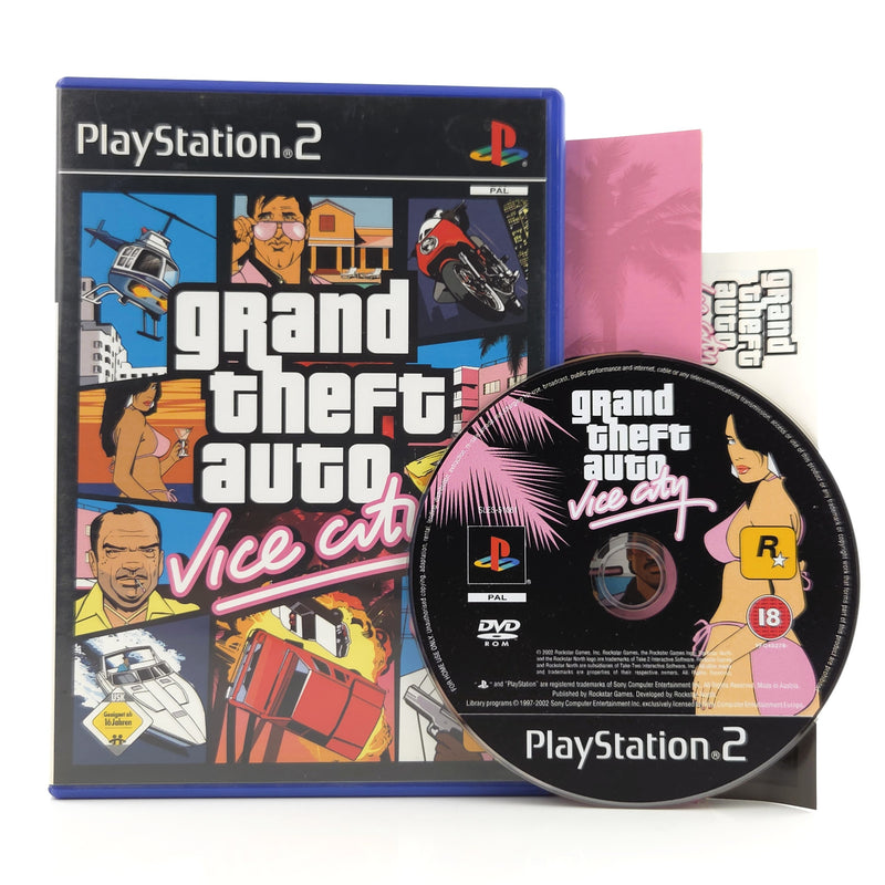 Playstation 2 Spiel : Grand Theft Auto Vice City GTA - CD Anleitung OVP / PS2