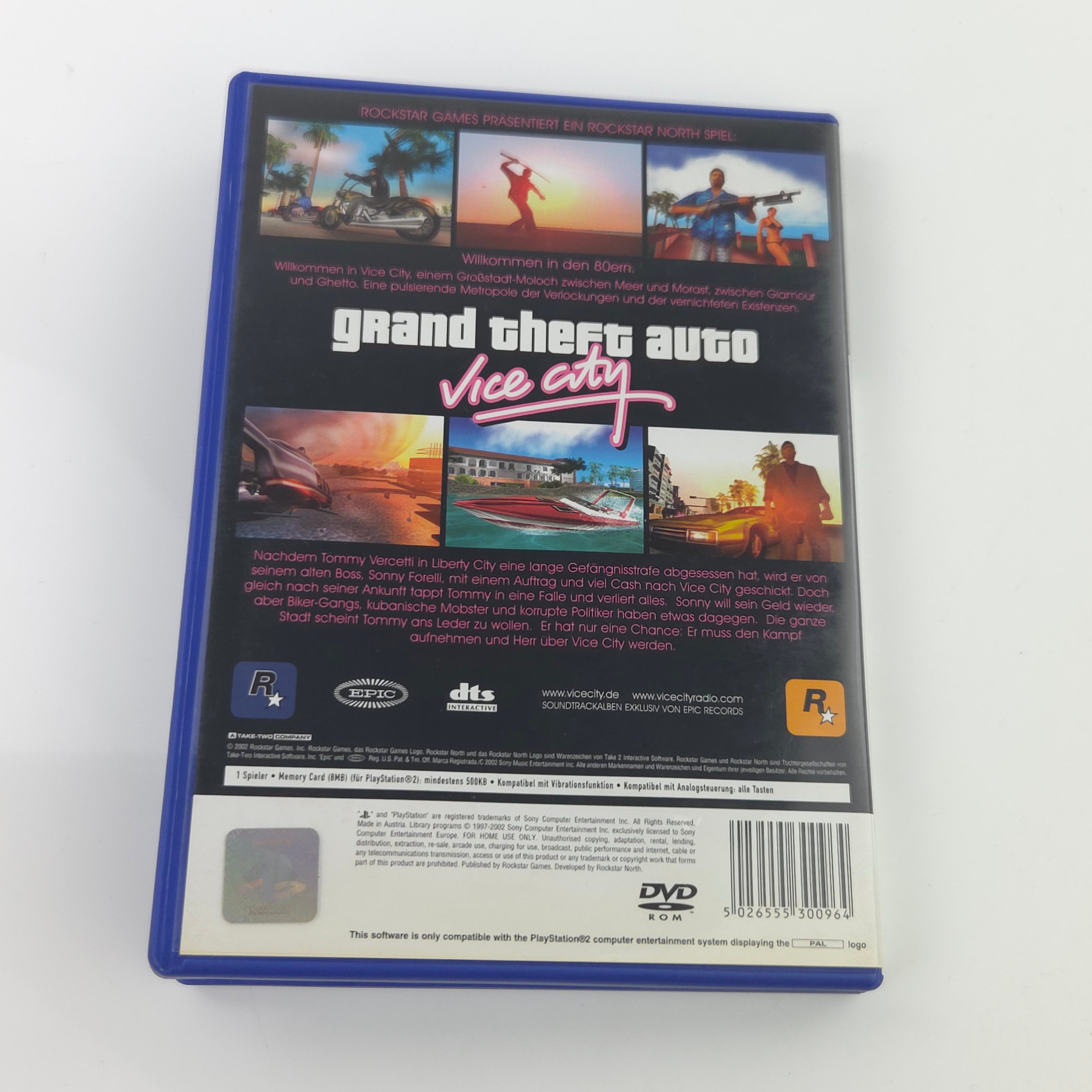 Playstation 2 Spiel : Grand Theft Auto Vice City GTA - CD Anleitung OVP / PS2