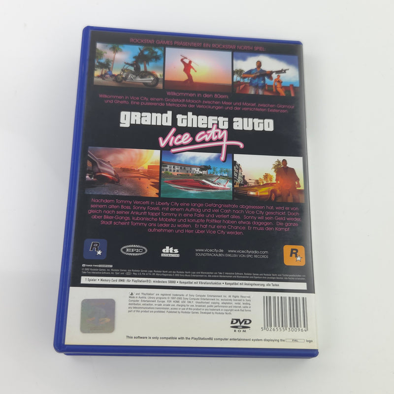 Playstation 2 Spiel : Grand Theft Auto Vice City GTA - CD Anleitung OVP / PS2