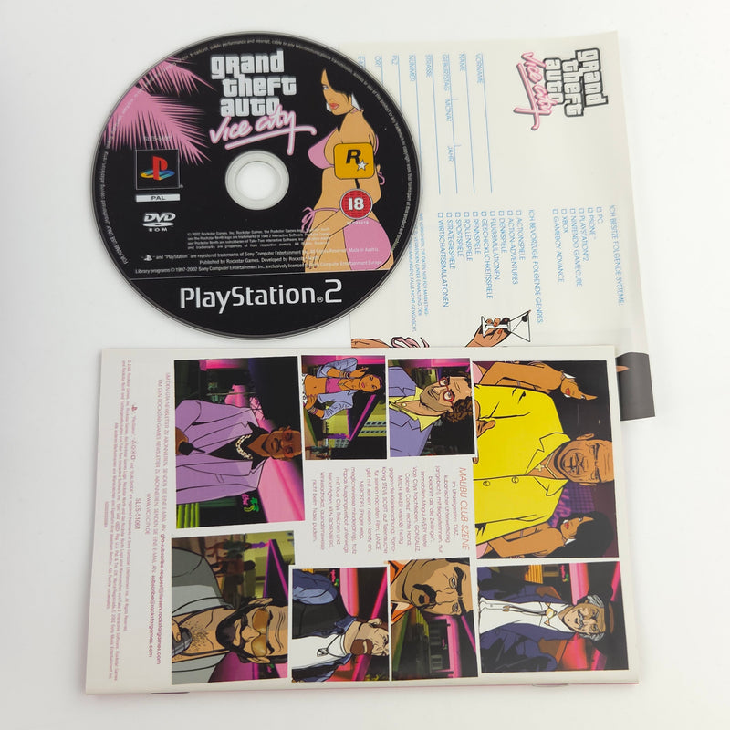 Playstation 2 Spiel : Grand Theft Auto Vice City GTA - CD Anleitung OVP / PS2