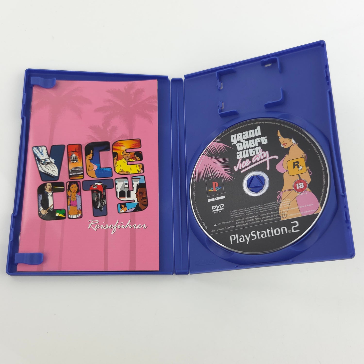 Playstation 2 Spiel : Grand Theft Auto Vice City GTA - CD Anleitung OVP / PS2