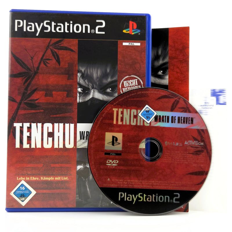 Playstation 2 Spiel : Tenchu Wrath of Heaven - Sony PS2 CD Disk Anleitung OVP