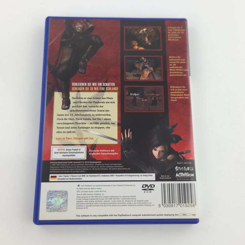 Playstation 2 Spiel : Tenchu Wrath of Heaven - Sony PS2 CD Disk Anleitung OVP