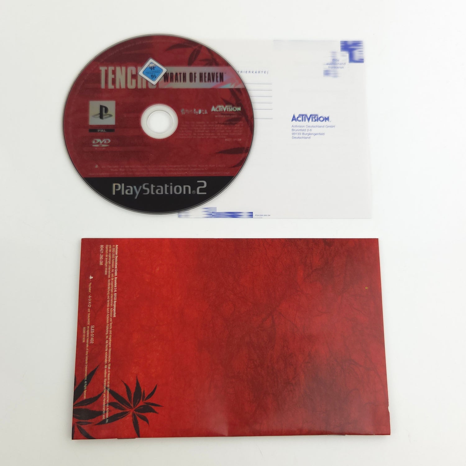Playstation 2 Spiel : Tenchu Wrath of Heaven - Sony PS2 CD Disk Anleitung OVP