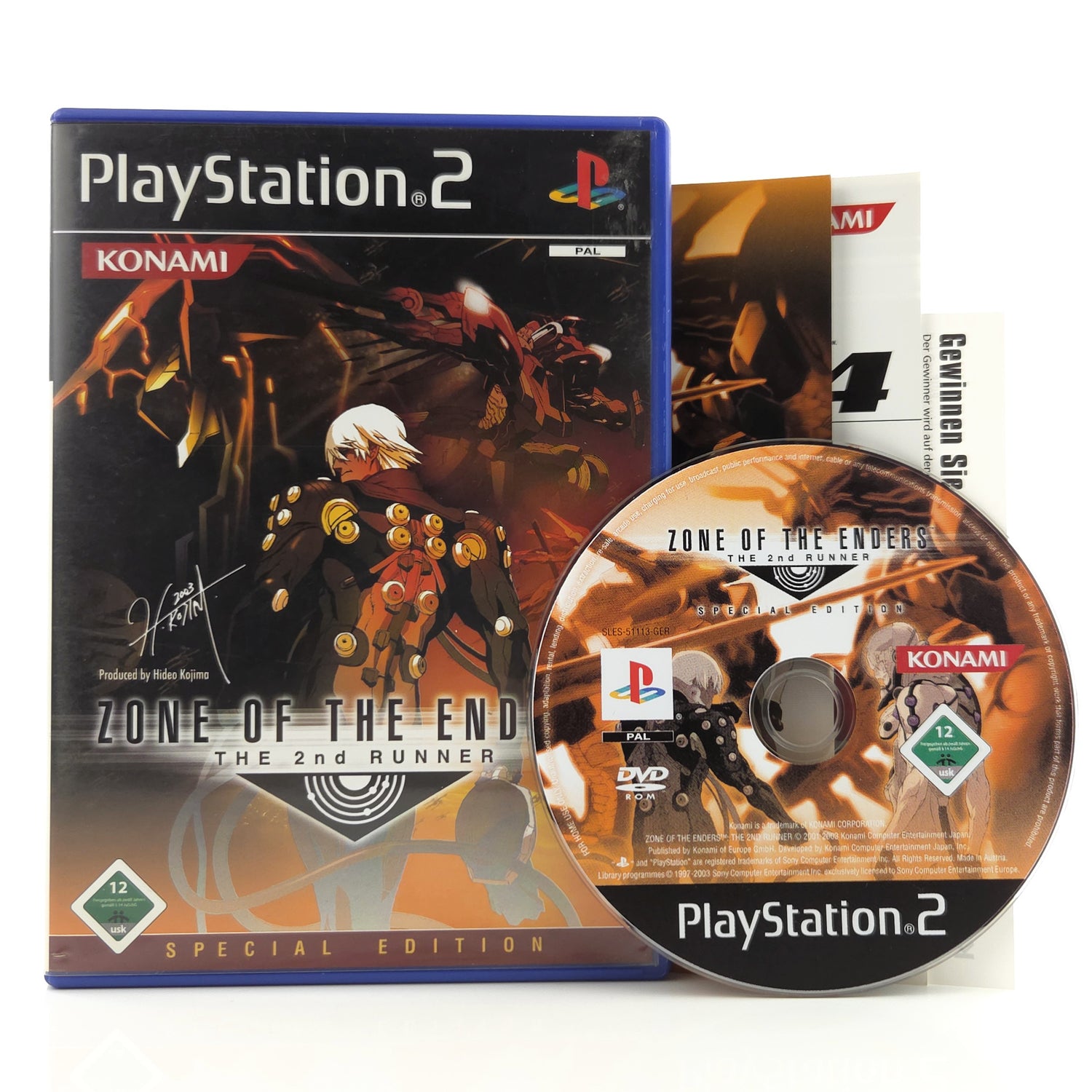 Playstation 2 Spiel : Zone of the Enders The 2nd Runner - Sony PS2 OVP PAL