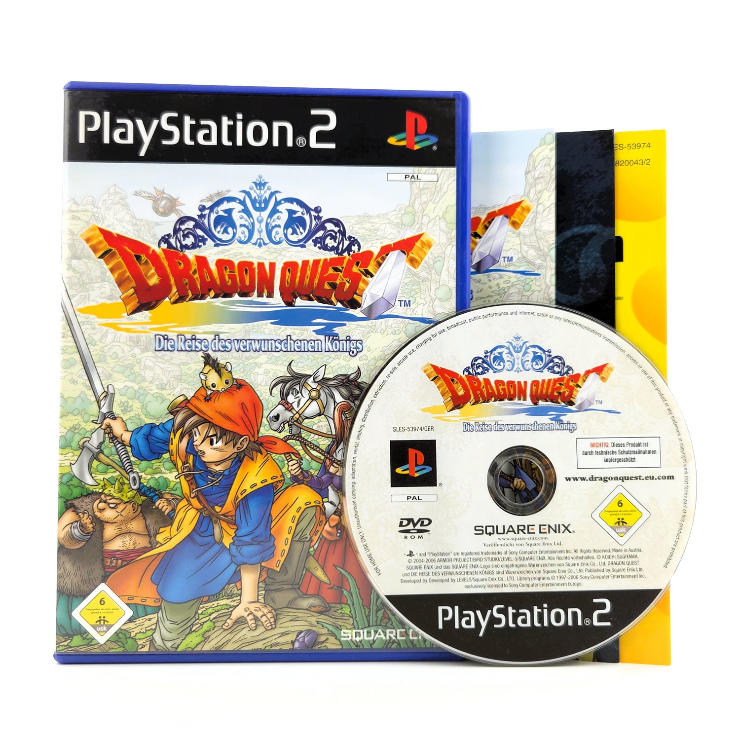Playstation 2 Spiel : Dragon Quest Die Reise des verwunschenen Königs - PS2 OVP
