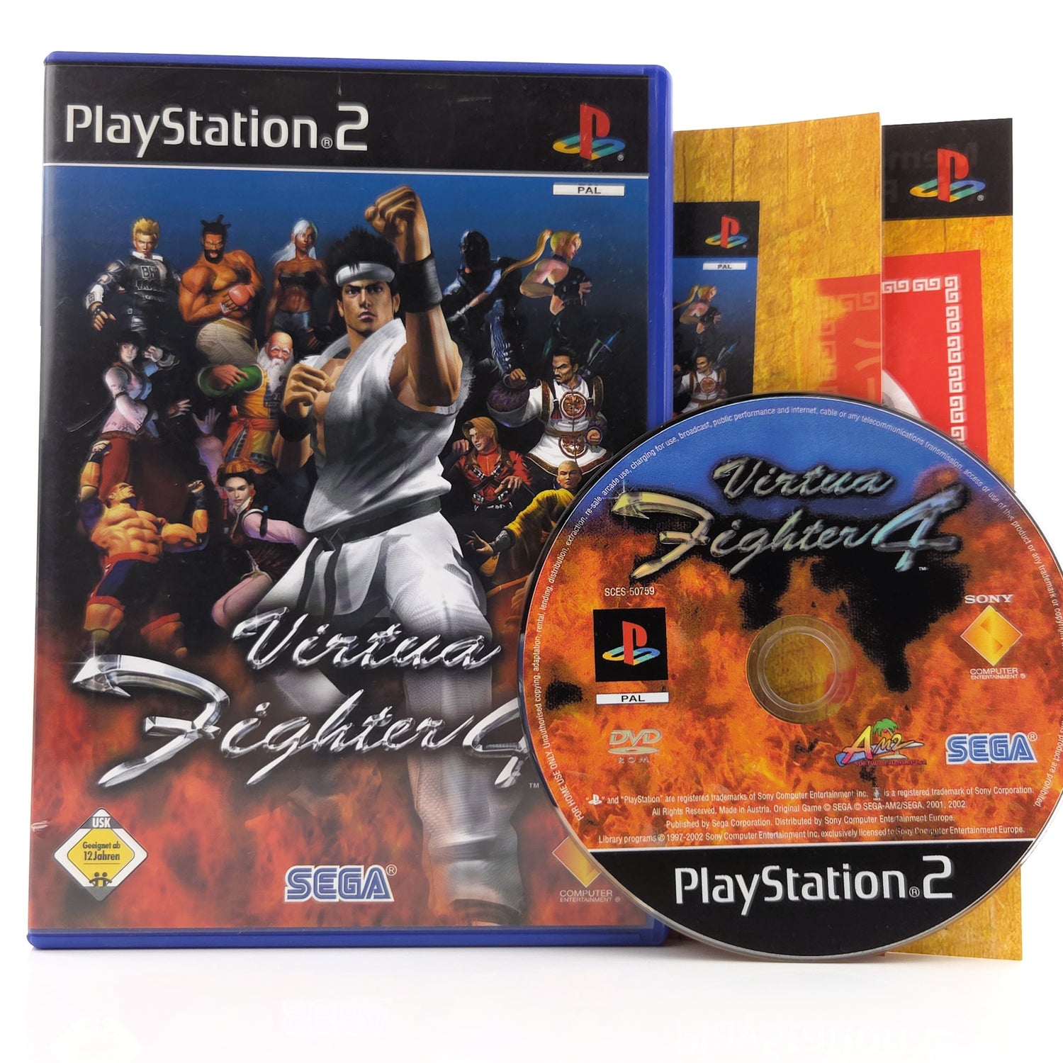 Playstation 2 Spiel : Virtua Fighter 4 - Sony PS2 Disc CD Anleitung OVP
