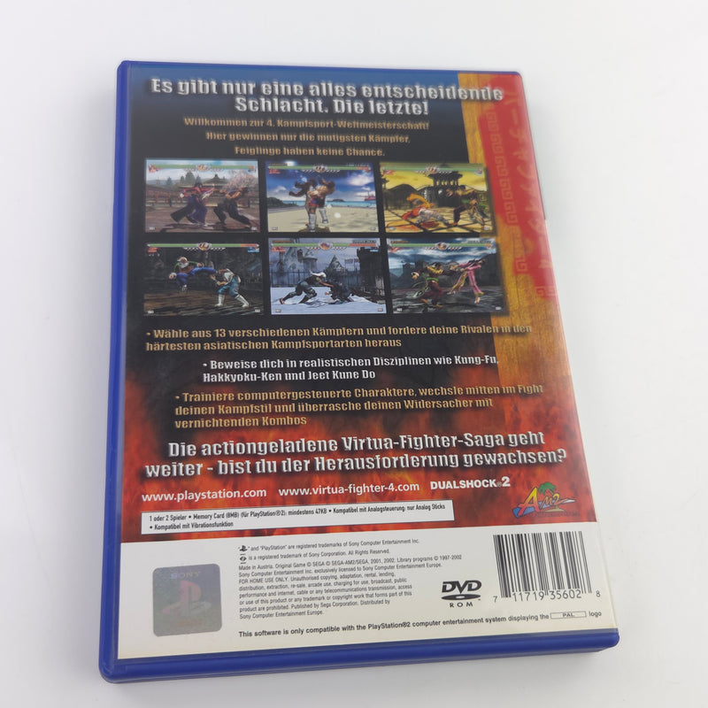 Playstation 2 Spiel : Virtua Fighter 4 - Sony PS2 Disc CD Anleitung OVP