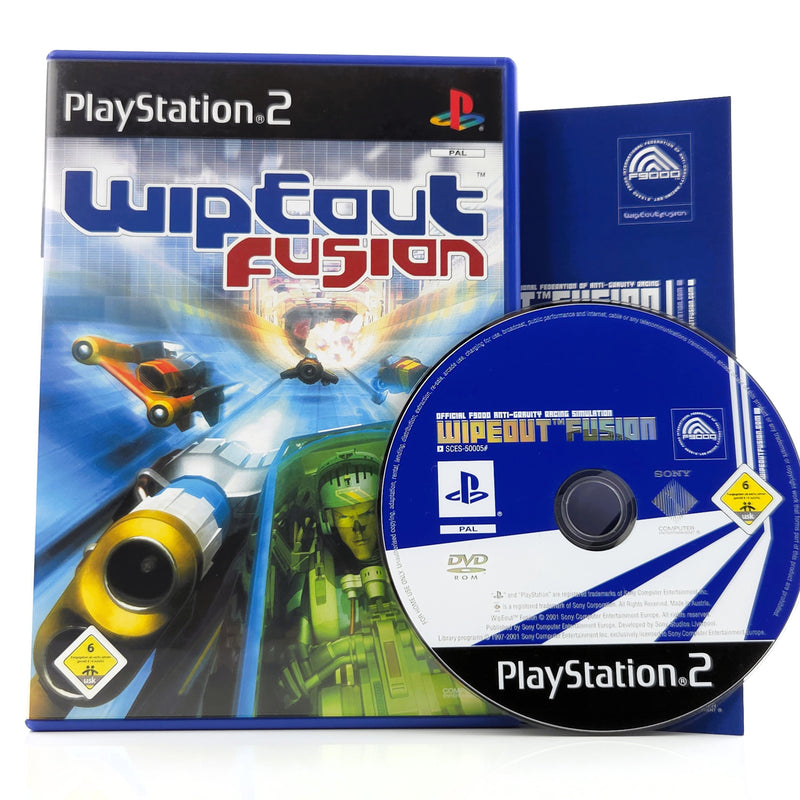 Playstation 2 Spiel : Wipeout Fusion - Sony PS2 Disc CD Anleitung OVP