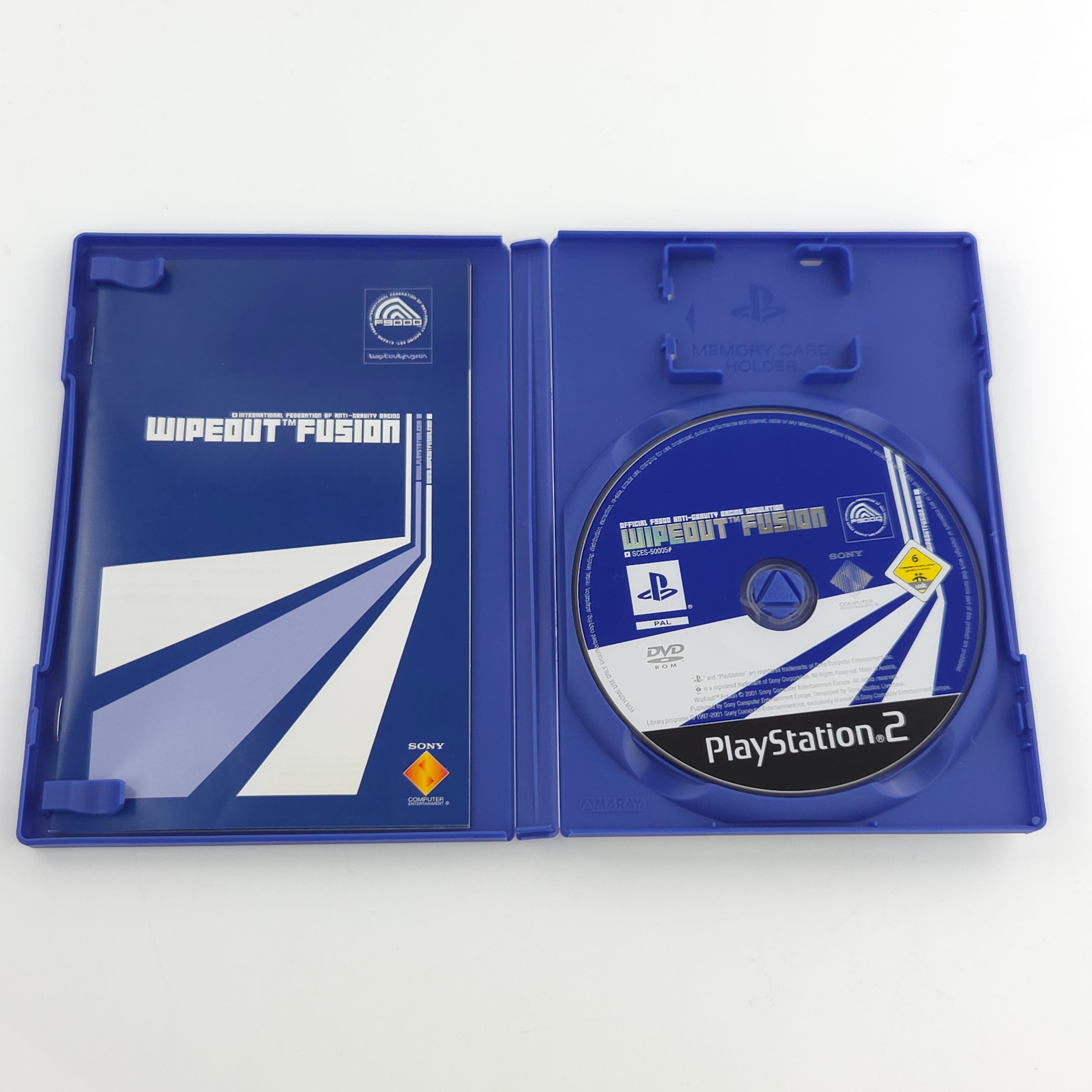 Playstation 2 Spiel : Wipeout Fusion - Sony PS2 Disc CD Anleitung OVP