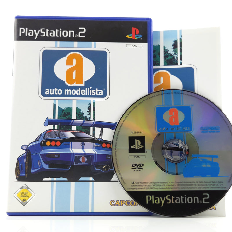 Playstation 2 Spiel : Auto Modellista - Sony PS2 Disc CD Anleitung OVP