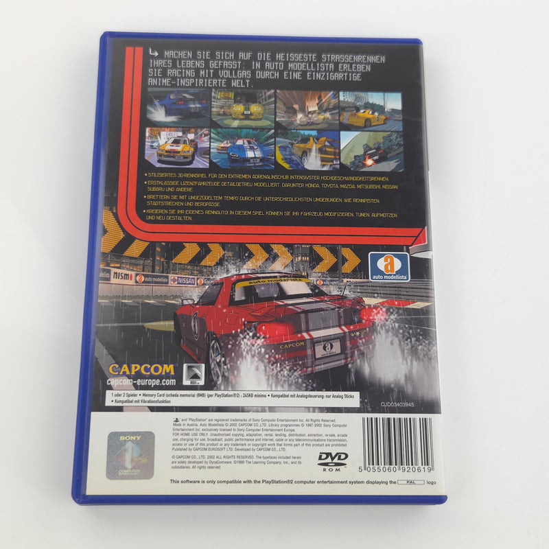 Playstation 2 Spiel : Auto Modellista - Sony PS2 Disc CD Anleitung OVP
