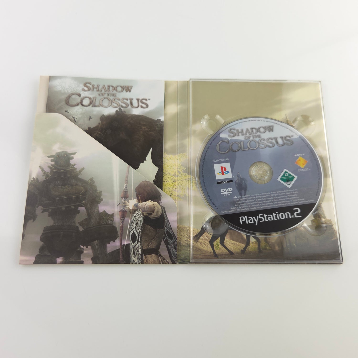 Playstation 2 Spiel : Shadow of the Colossus - PS2 CD Disk OVP Pappschuber