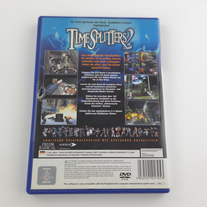 Playstation 2 Spiel : Time Splitters 2 - PS2 CD Disk Anleitung OVP