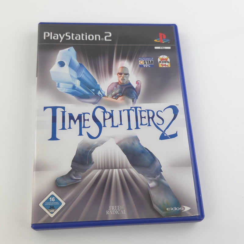 Playstation 2 Spiel : Time Splitters 2 - PS2 CD Disk Anleitung OVP