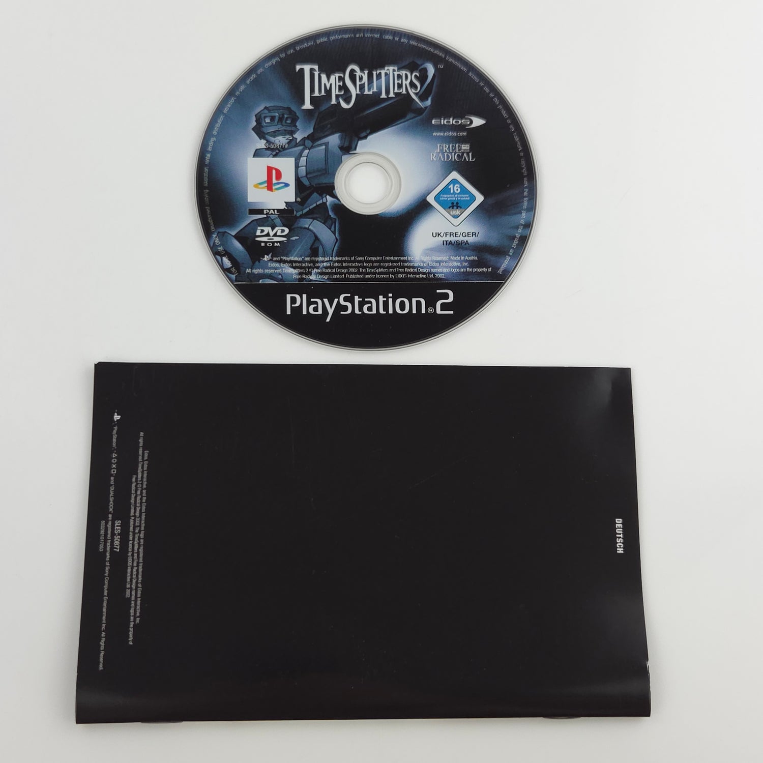 Playstation 2 Spiel : Time Splitters 2 - PS2 CD Disk Anleitung OVP