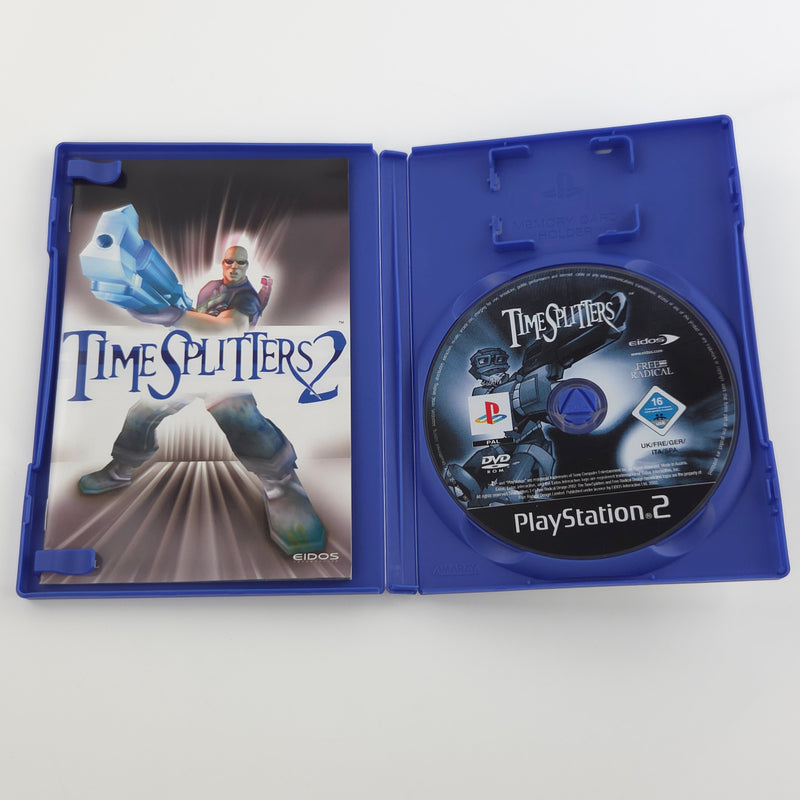 Playstation 2 Spiel : Time Splitters 2 - PS2 CD Disk Anleitung OVP