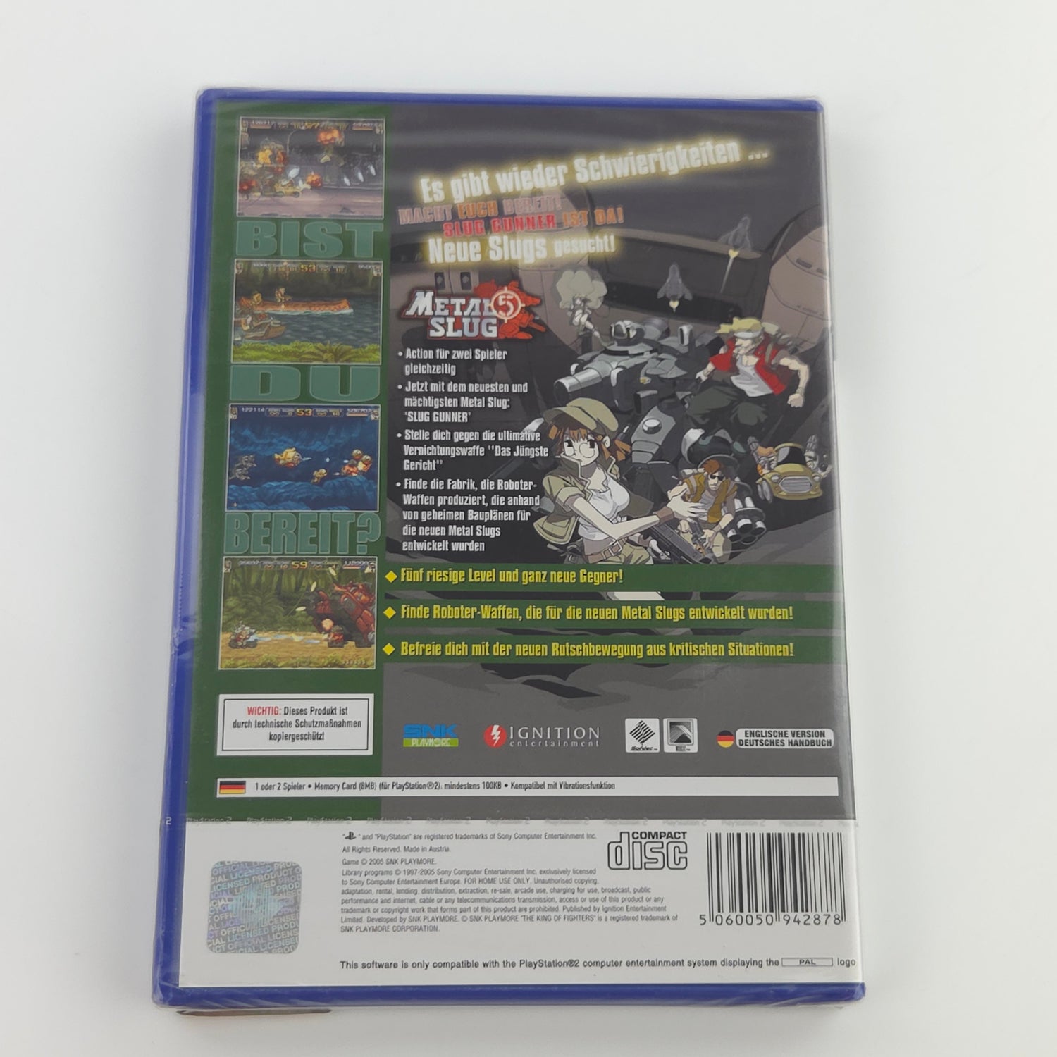 Playstation 2 Spiel : Metal Slug 5 - Sony PS2 NEU NEW SEALED OVP