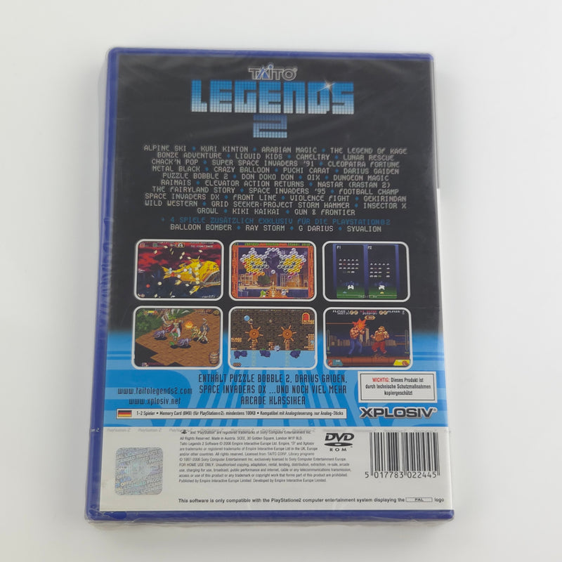 Playstation 2 Spiel : Taito Legends 2 - Sony PS2 NEU NEW SEALED OVP PAL