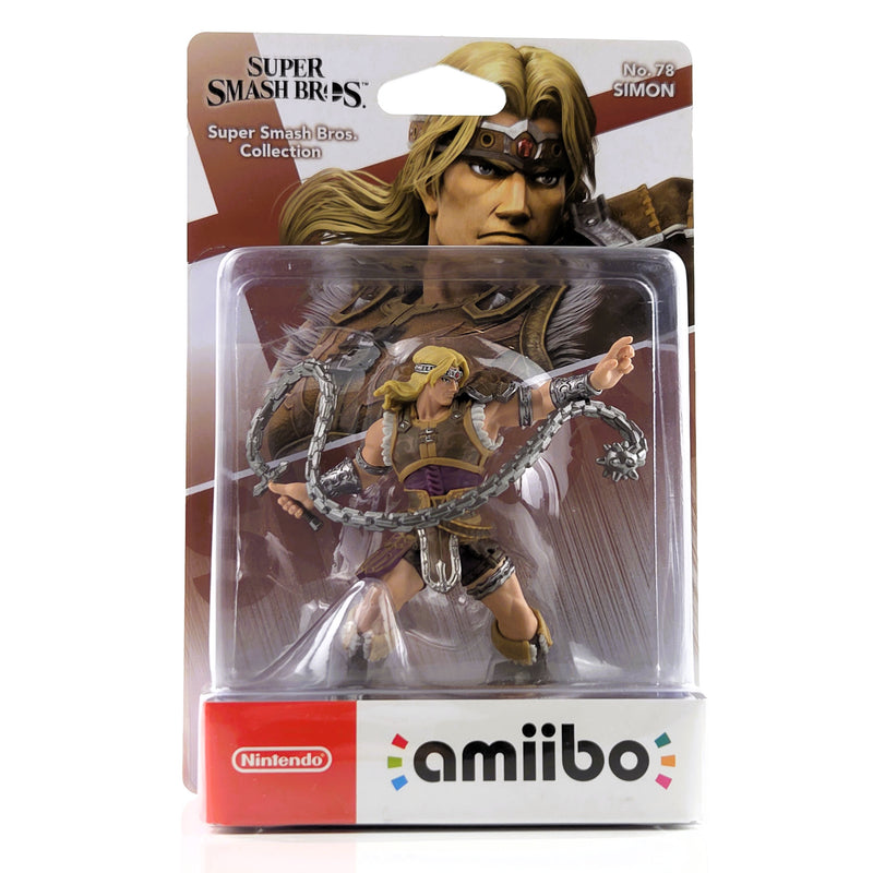 Nintendo Amiibo : Simon No.78 - Smash Bros Collection NEU Switch Castlevania
