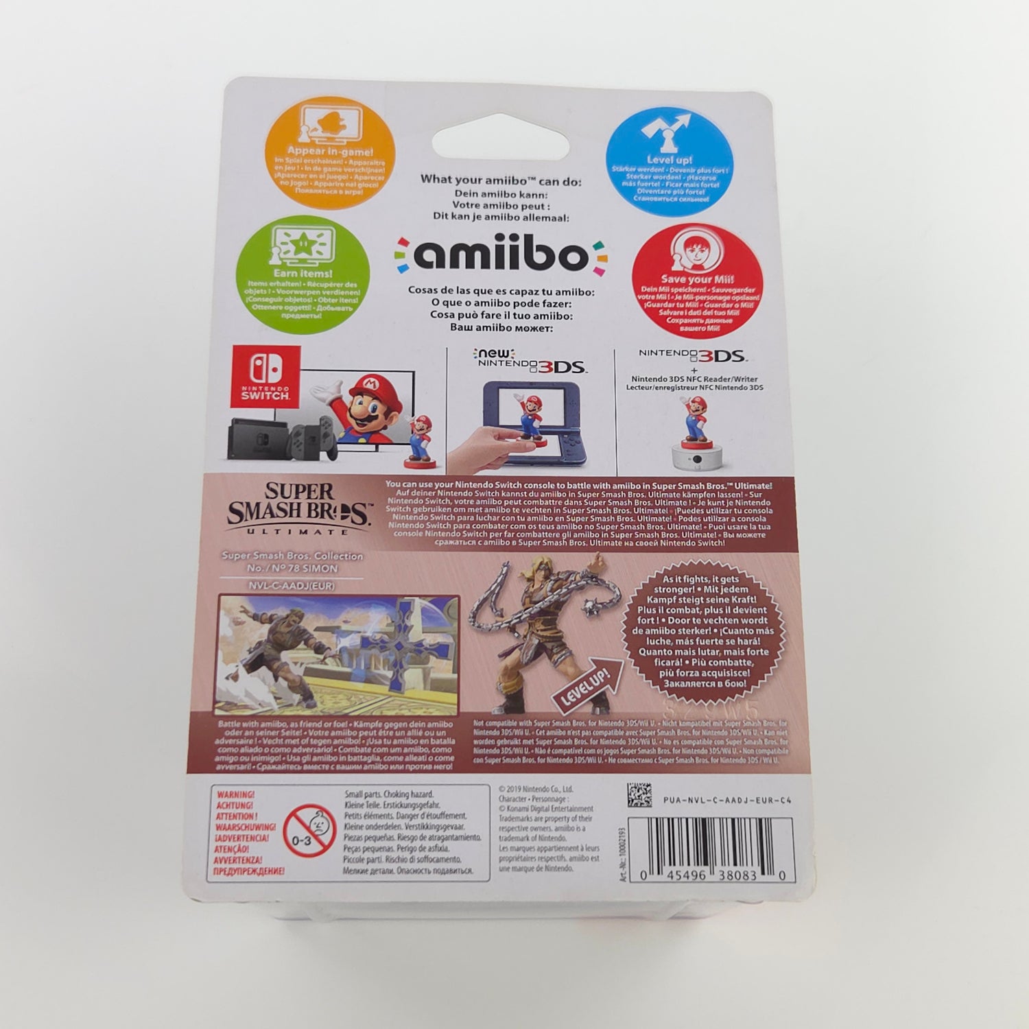 Nintendo Amiibo : Simon No.78 - Smash Bros Collection NEU Switch Castlevania