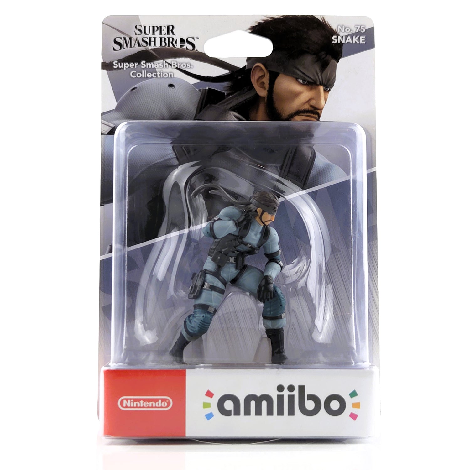 Nintendo Amiibo : No. 75 SNAKE - Smash Bros Collection NEU Switch Metal Gear