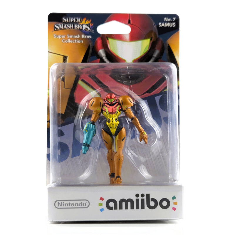 Nintendo Amiibo : No. 7 SAMUS - Smash Bros Collection NEU Switch Metal Gear
