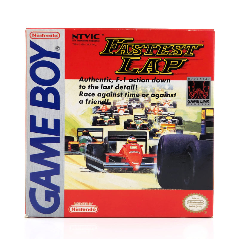 Nintendo Game Boy Spiel : Fastest Lap - Gameboy NTSC-U/C OVP Modul Manual