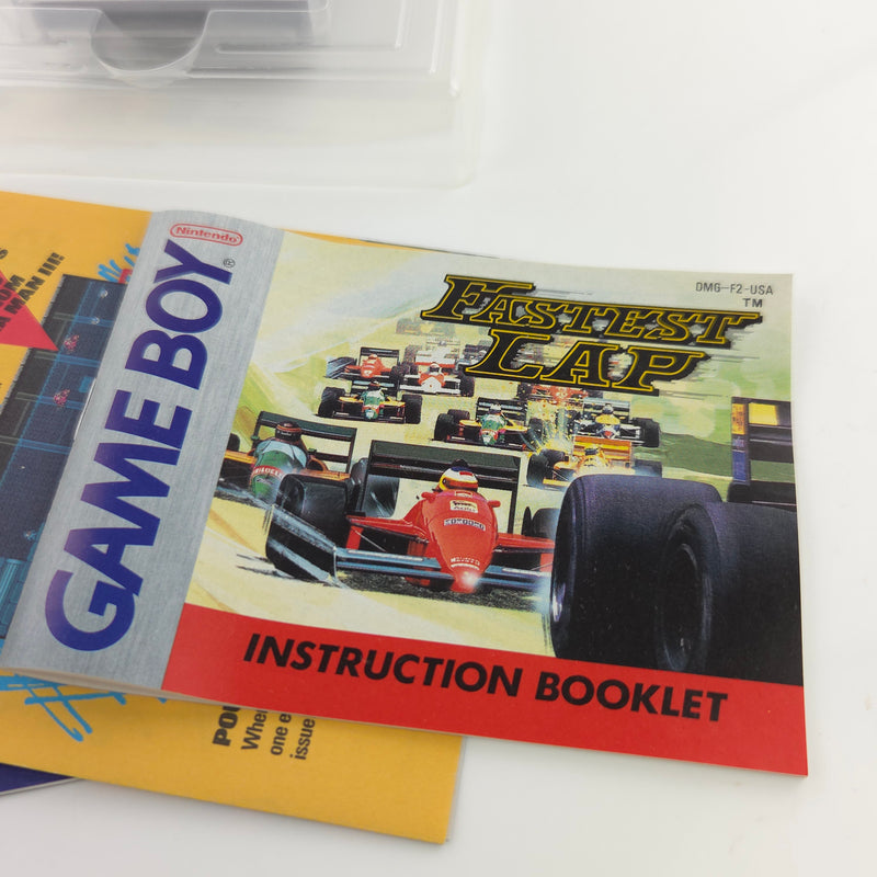 Nintendo Game Boy Spiel : Fastest Lap - Gameboy NTSC-U/C OVP Modul Manual