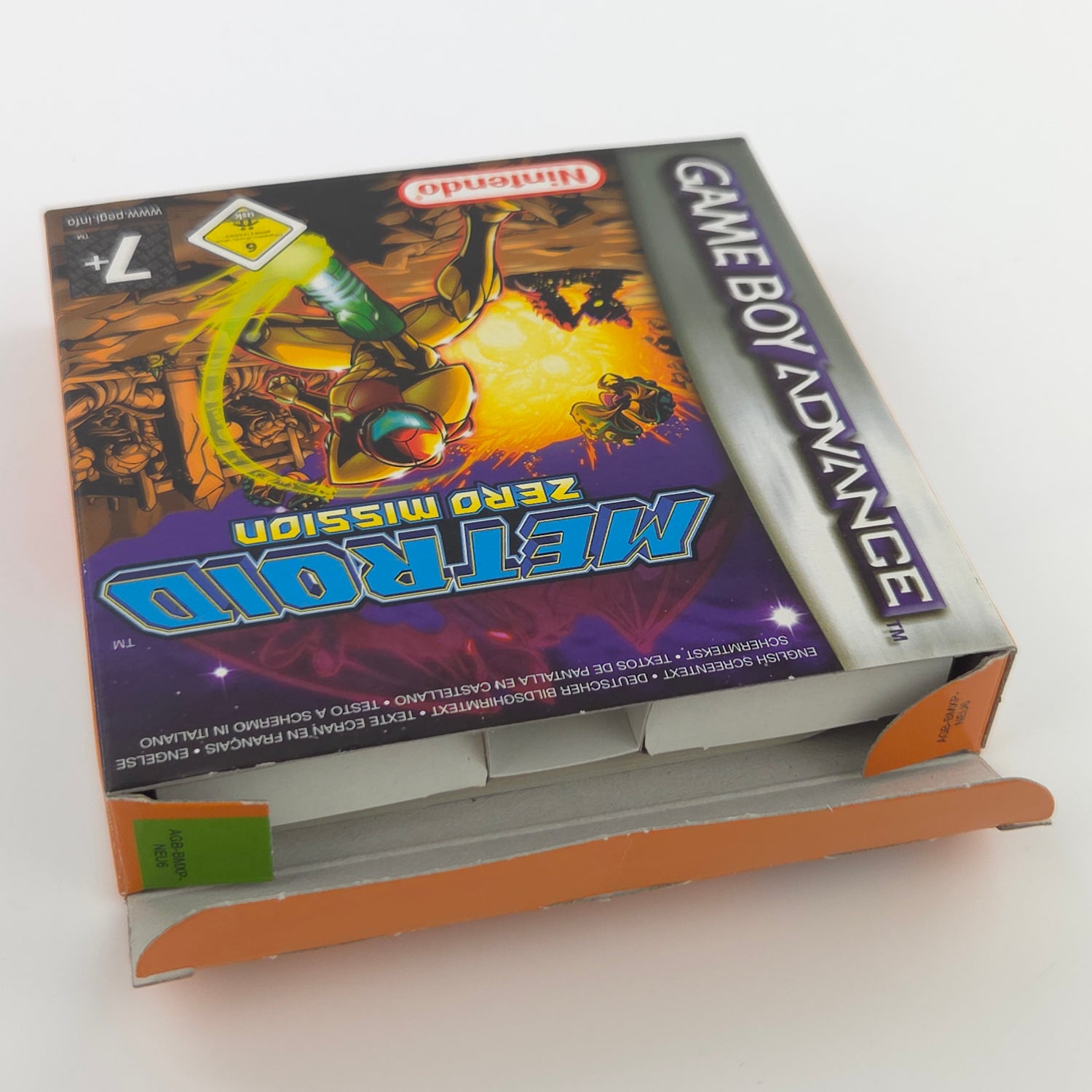 Nintendo Game Boy Advance Spiel : Metroid Zero Mission - GBA OVP PAL