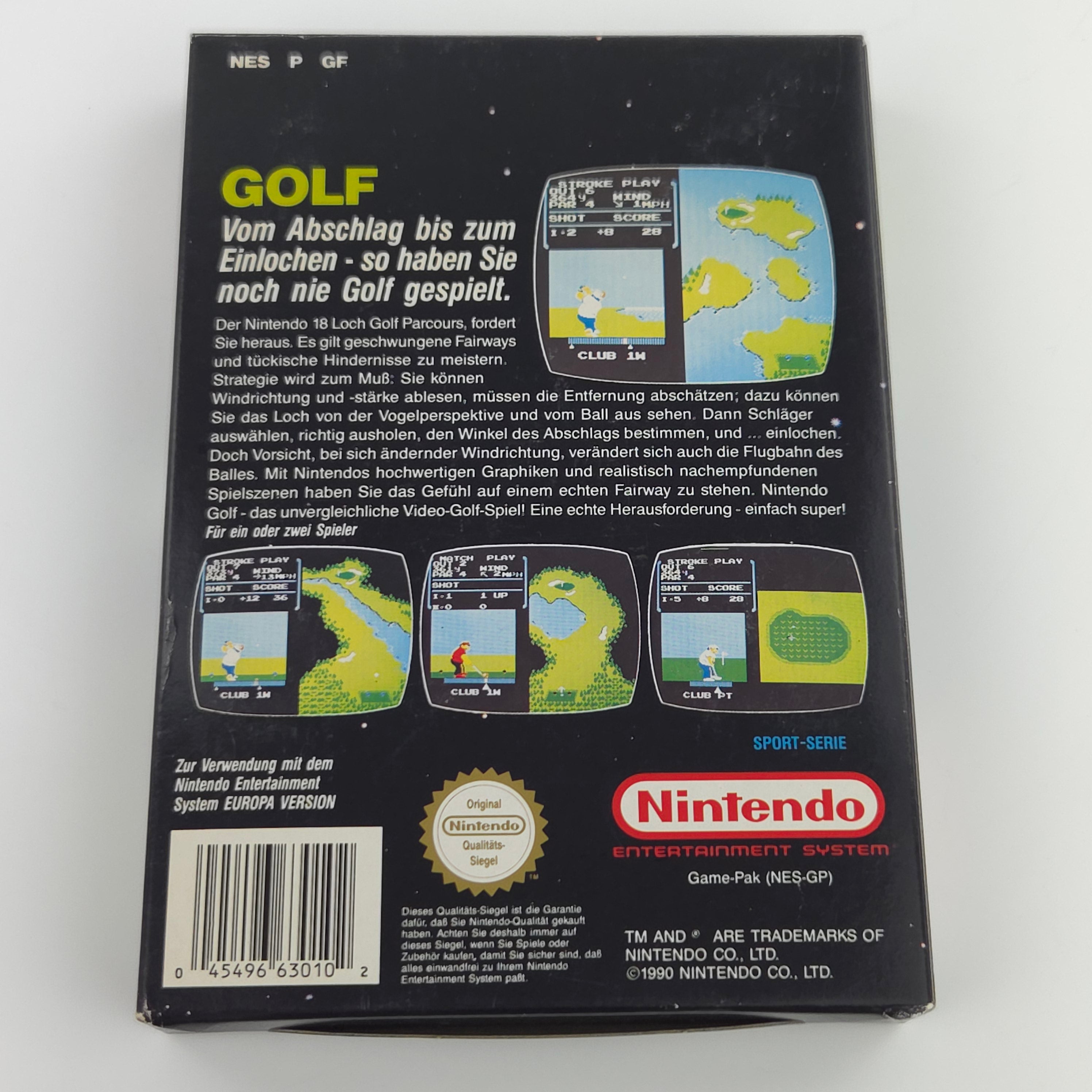 Nintendo NES Spiel : GOLF Sport-Serie - Nintendo Entertainment System OVP PAL