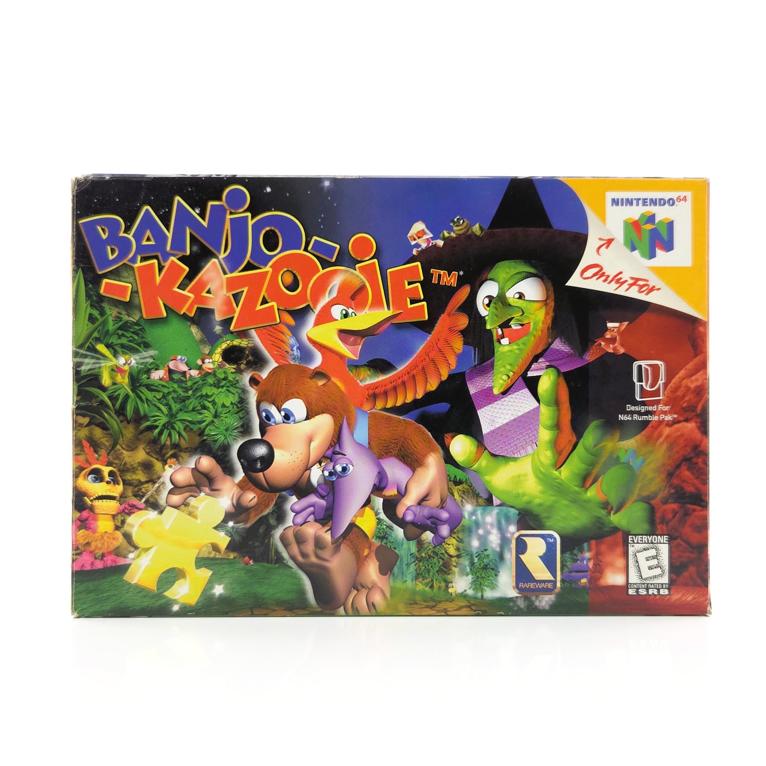 Nintendo 64 Spiel : Banjo Kazooie - N64 NTSC-U/C USA / Modul Anleitung OVP