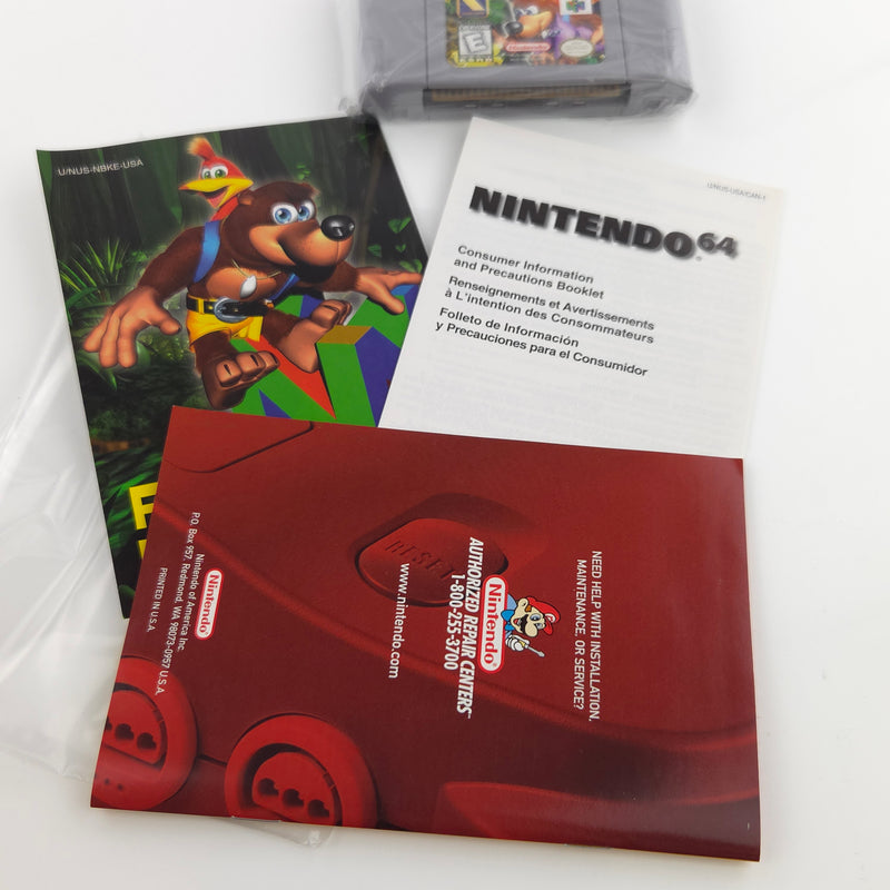 Nintendo 64 Spiel : Banjo Kazooie - N64 NTSC-U/C USA / Modul Anleitung OVP