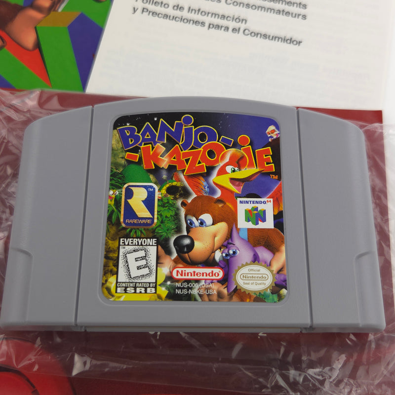 Nintendo 64 Spiel : Banjo Kazooie - N64 NTSC-U/C USA / Modul Anleitung OVP