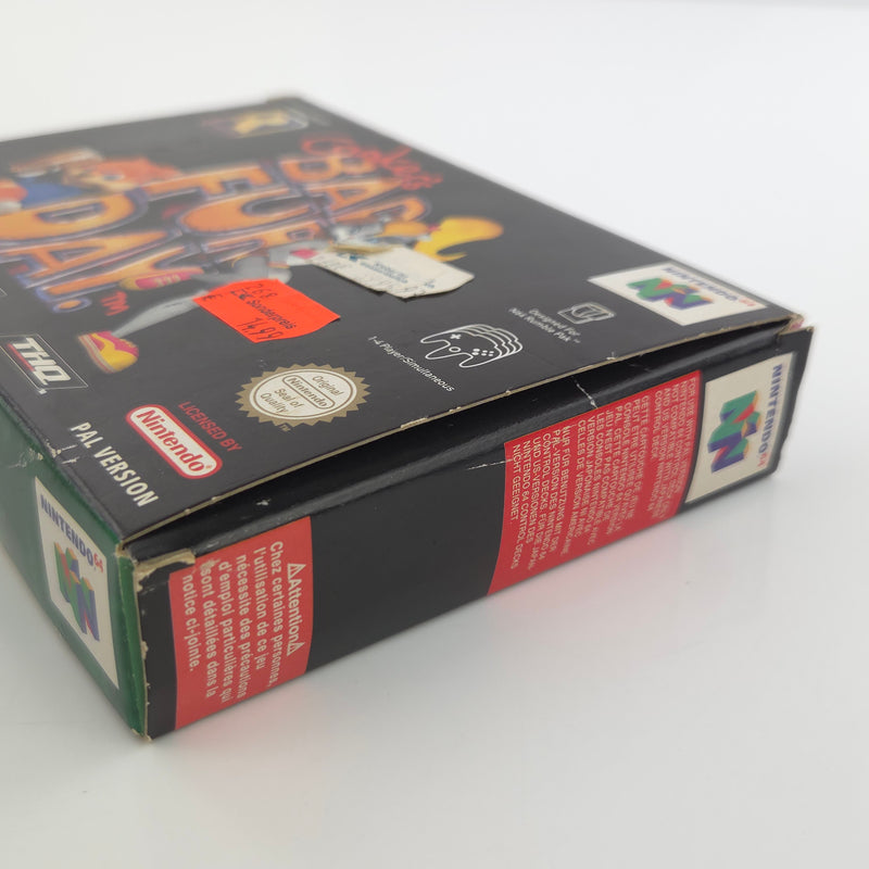 Nintendo 64 Spiel : Conkers Bad fur day - N64 PAL Game / Modul Anleitung OVP
