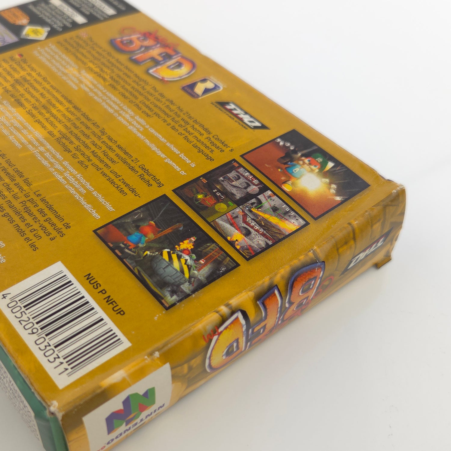 Nintendo 64 Spiel : Conkers Bad fur day - N64 PAL Game / Modul Anleitung OVP