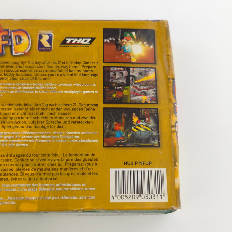 Nintendo 64 Spiel : Conkers Bad fur day - N64 PAL Game / Modul Anleitung OVP