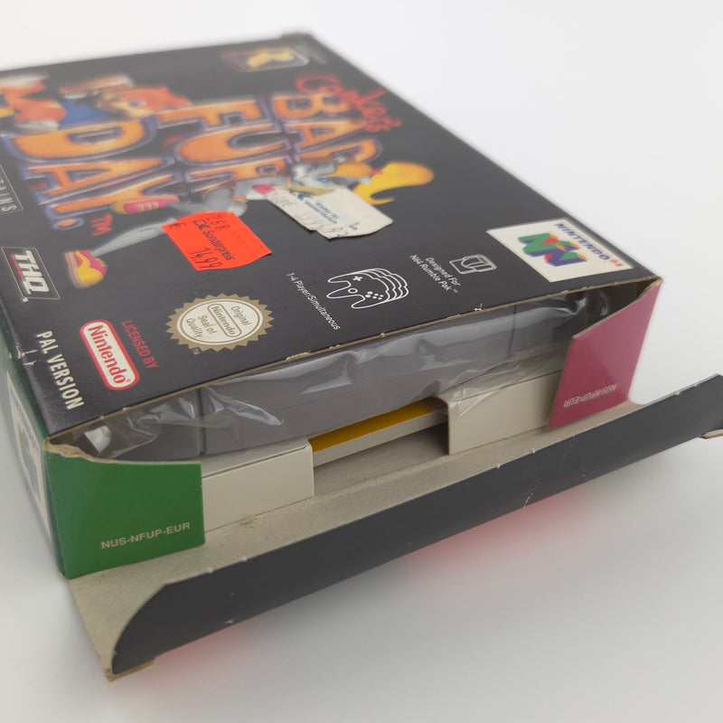 Nintendo 64 Spiel : Conkers Bad fur day - N64 PAL Game / Modul Anleitung OVP