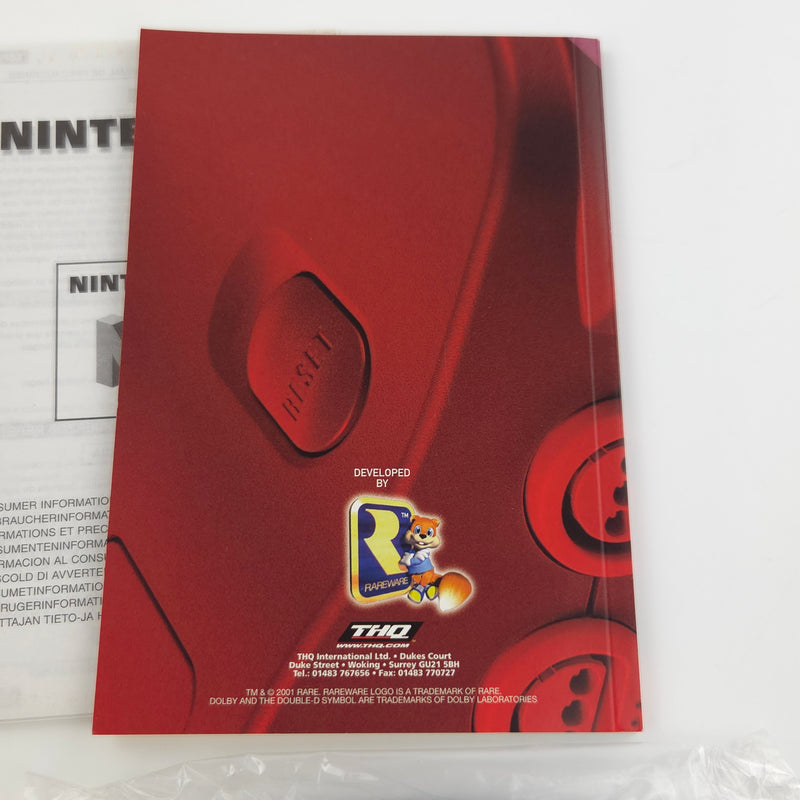 Nintendo 64 Spiel : Conkers Bad fur day - N64 PAL Game / Modul Anleitung OVP