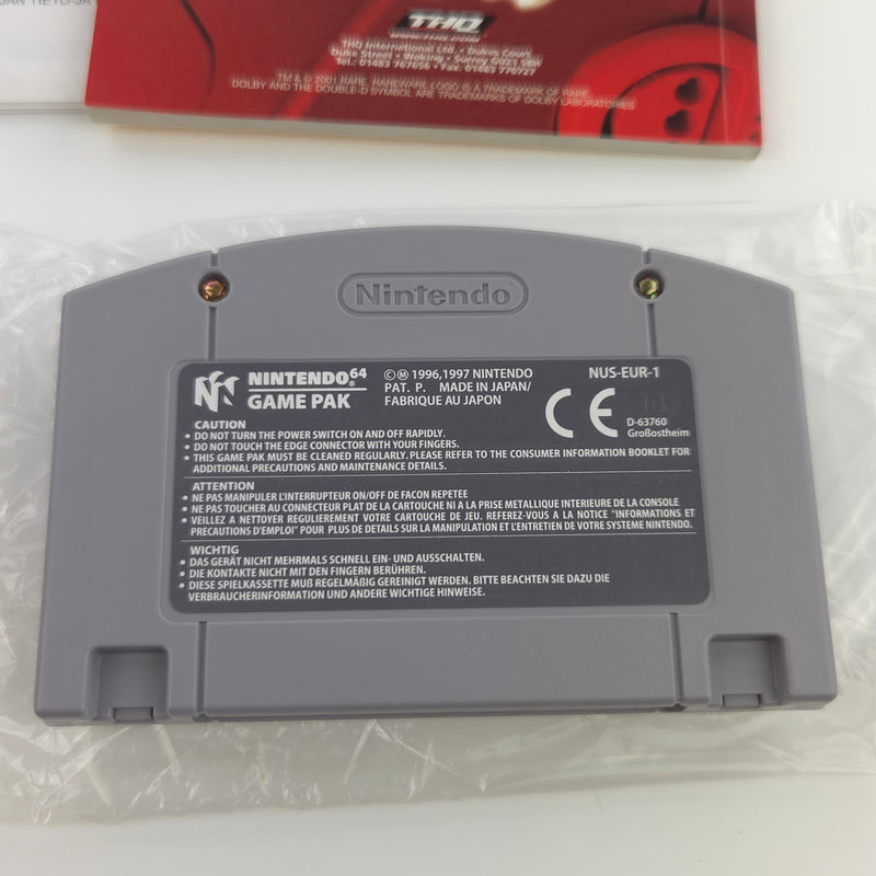 Nintendo 64 Spiel : Conkers Bad fur day - N64 PAL Game / Modul Anleitung OVP